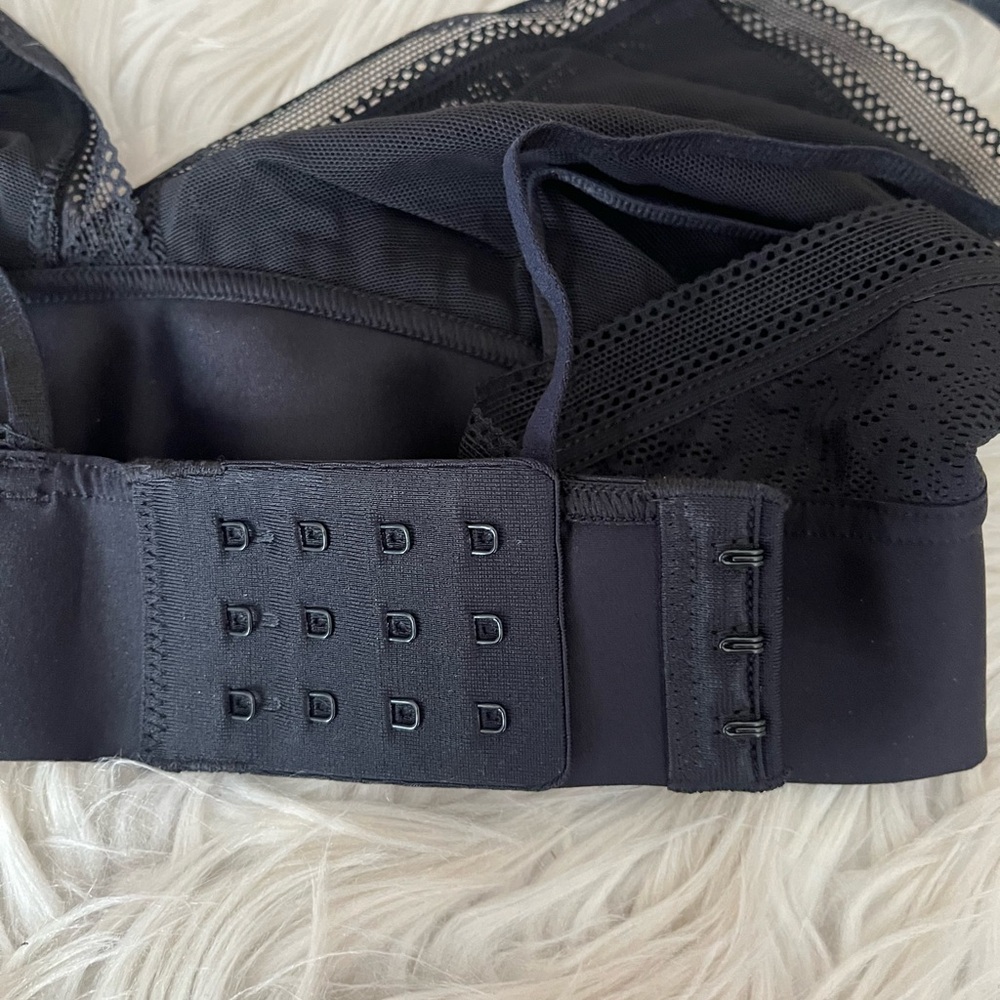 {Soma} Triangle Bralette with Lace in Black - Womens Small - NWT - Picture 9 of 13